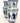 WHITE AND BLUE CHINOISERIE PORCELAIN VASES (PAIR)